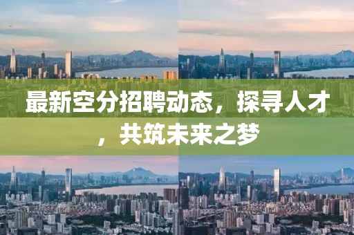 最新空分招聘动态，探寻人才，共筑未来之梦