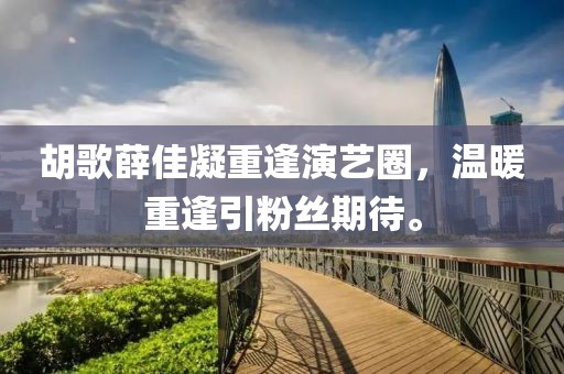 胡歌薛佳凝重逢演艺圈，温暖重逢引粉丝期待。