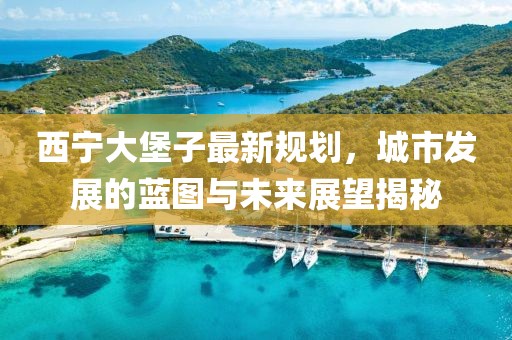 西宁大堡子最新规划，城市发展的蓝图与未来展望揭秘