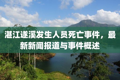 湛江遂溪发生人员死亡事件，最新新闻报道与事件概述