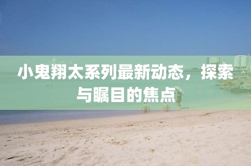 小鬼翔太系列最新动态，探索与瞩目的焦点