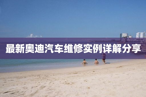 最新奥迪汽车维修实例详解分享