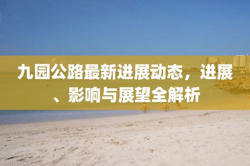九园公路最新进展动态，进展、影响与展望全解析