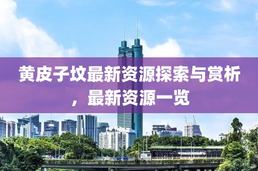 黄皮子坟最新资源探索与赏析，最新资源一览