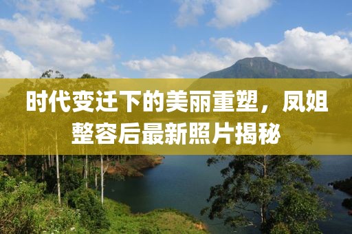 时代变迁下的美丽重塑，凤姐整容后最新照片揭秘
