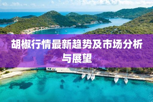胡椒行情最新趋势及市场分析与展望