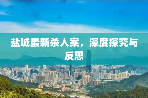 盐城最新杀人案，深度探究与反思
