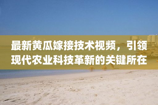 最新黄瓜嫁接技术视频，引领现代农业科技革新的关键所在