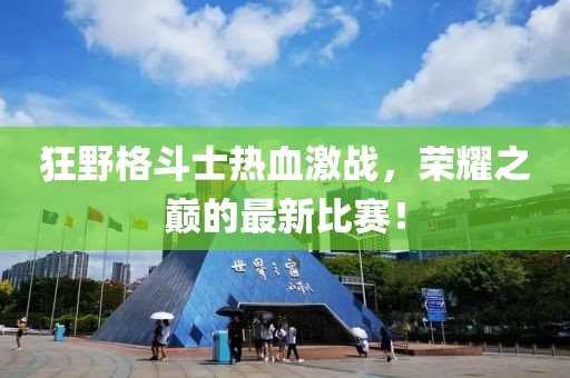 狂野格斗士热血激战，荣耀之巅的最新比赛！