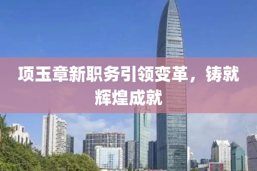 项玉章新职务引领变革，铸就辉煌成就