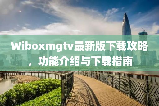 Wiboxmgtv最新版下载攻略，功能介绍与下载指南
