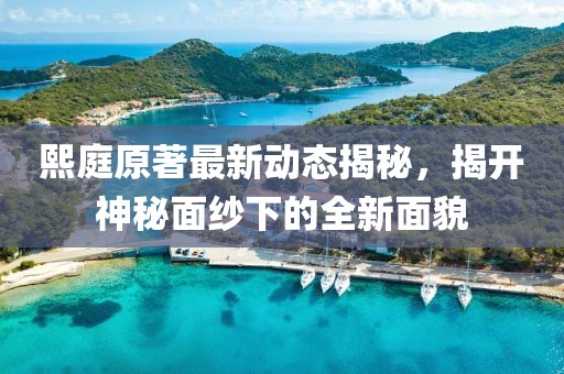 熙庭原著最新动态揭秘，揭开神秘面纱下的全新面貌