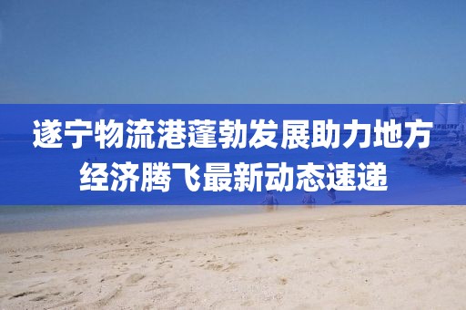 遂宁物流港蓬勃发展助力地方经济腾飞最新动态速递