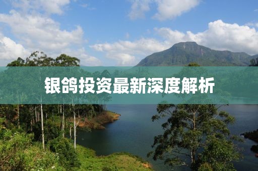 银鸽投资最新深度解析