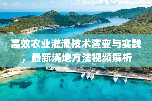 高效农业灌溉技术演变与实践，最新浇地方法视频解析