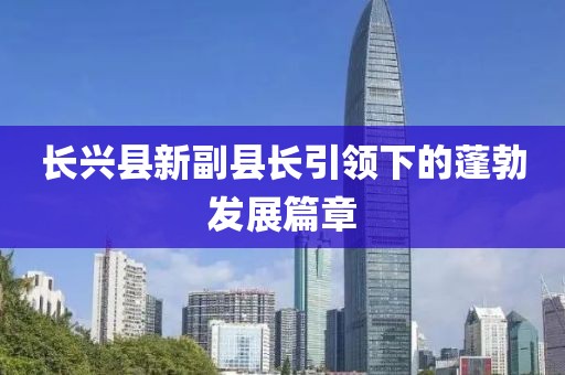 长兴县新副县长引领下的蓬勃发展篇章