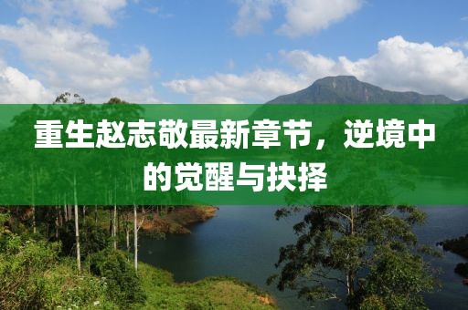 重生赵志敬最新章节，逆境中的觉醒与抉择