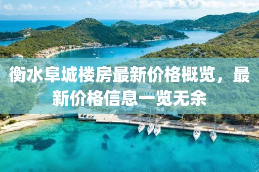 衡水阜城楼房最新价格概览，最新价格信息一览无余
