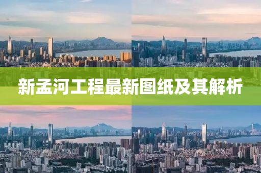 新孟河工程最新图纸及其解析