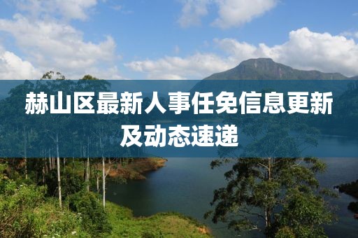赫山区最新人事任免信息更新及动态速递