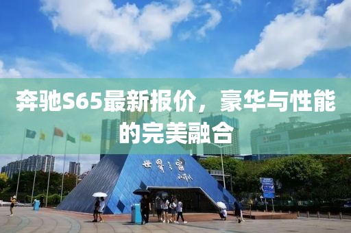 奔驰S65最新报价，豪华与性能的完美融合
