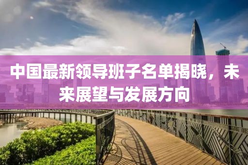 中国最新领导班子名单揭晓，未来展望与发展方向