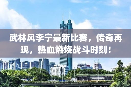 武林风李宁最新比赛，传奇再现，热血燃烧战斗时刻！