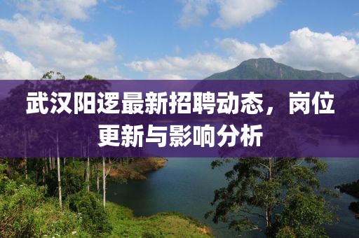 武汉阳逻最新招聘动态，岗位更新与影响分析
