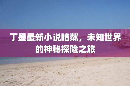 丁墨最新小说暗粼，未知世界的神秘探险之旅