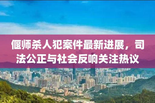 偃师杀人犯案件最新进展，司法公正与社会反响关注热议