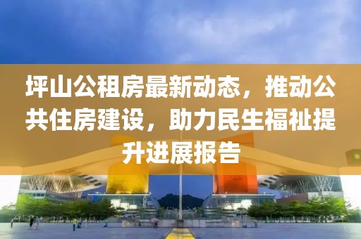 坪山公租房最新动态，推动公共住房建设，助力民生福祉提升进展报告