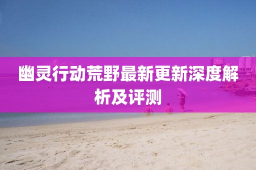 幽灵行动荒野最新更新深度解析及评测