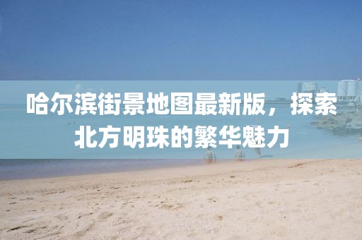 哈尔滨街景地图最新版，探索北方明珠的繁华魅力