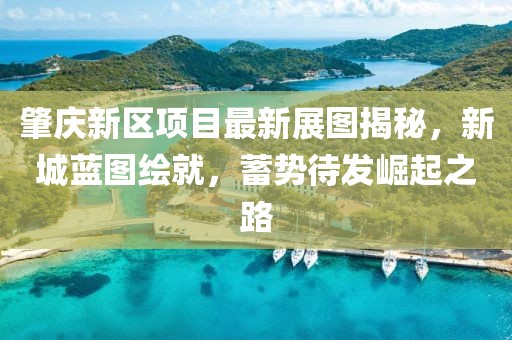 肇庆新区项目最新展图揭秘，新城蓝图绘就，蓄势待发崛起之路