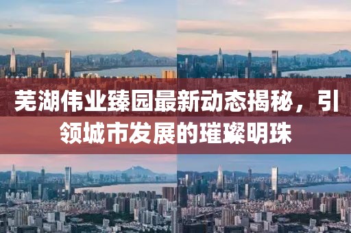 芜湖伟业臻园最新动态揭秘，引领城市发展的璀璨明珠