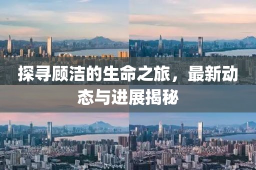 探寻顾洁的生命之旅，最新动态与进展揭秘