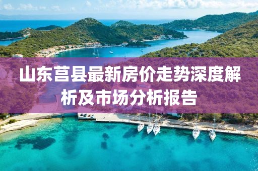山东莒县最新房价走势深度解析及市场分析报告