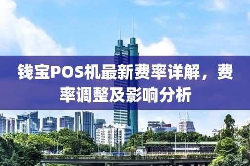 钱宝POS机最新费率详解，费率调整及影响分析