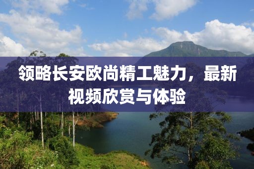 领略长安欧尚精工魅力，最新视频欣赏与体验