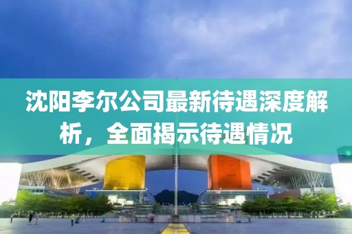 沈阳李尔公司最新待遇深度解析，全面揭示待遇情况