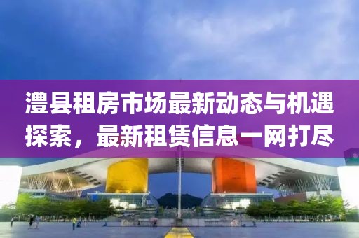 澧县租房市场最新动态与机遇探索，最新租赁信息一网打尽