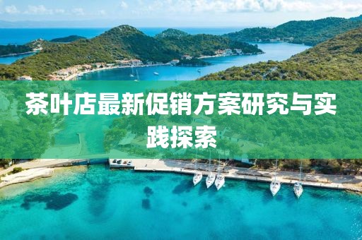 茶叶店最新促销方案研究与实践探索