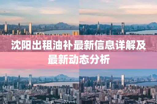 沈阳出租油补最新信息详解及最新动态分析