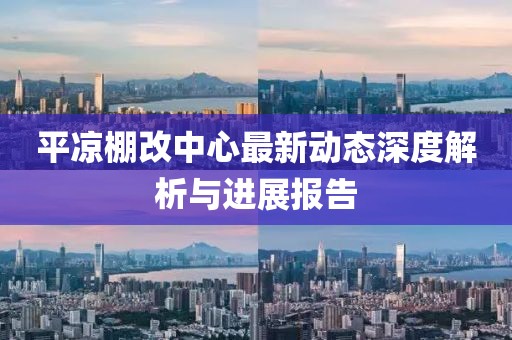 平凉棚改中心最新动态深度解析与进展报告