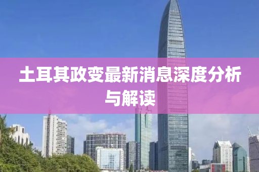 土耳其政变最新消息深度分析与解读