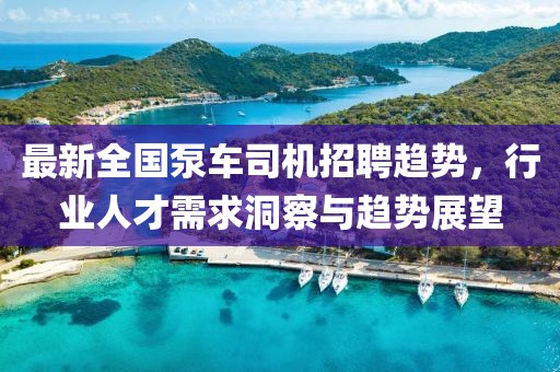 最新全国泵车司机招聘趋势，行业人才需求洞察与趋势展望