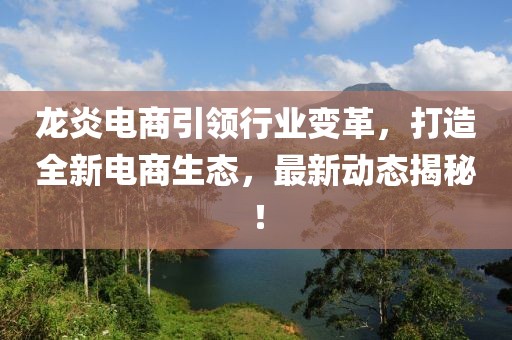 龙炎电商引领行业变革，打造全新电商生态，最新动态揭秘！