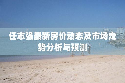 任志强最新房价动态及市场走势分析与预测