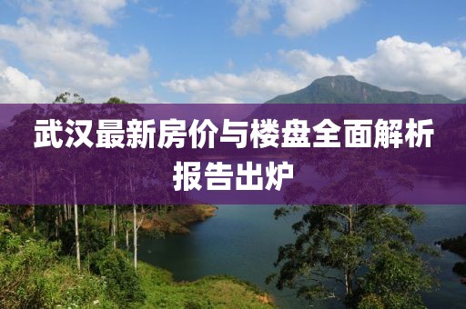 武汉最新房价与楼盘全面解析报告出炉