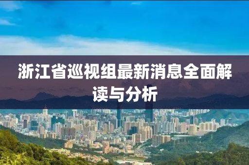浙江省巡视组最新消息全面解读与分析
